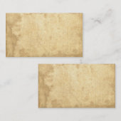 Blank  Grungy Gevlekt Papier Visitekaartjes (Voorkant / Achterkant)