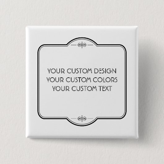 BLANK hier uw ontwerp - Button (Voorkant)
