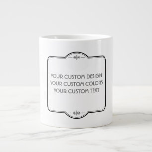 BLANK hier uw ontwerp - Extra Grote Beker