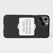 BLANK hier uw ontwerp - iPhone Hoesje (Achterkant horizontaal)