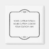 BLANK hier uw ontwerp - Magnet Magneet (Voorkant)