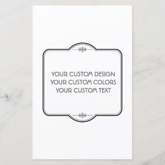 BLANK hier uw ontwerp - Papierblad (Voorkant)