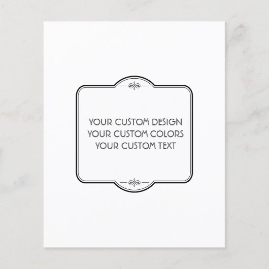 BLANK hier uw ontwerp - Papierblad (Voorkant)