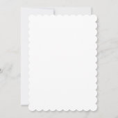 BLANK hier uw ontwerp - sparen de Datum Save The Date (Achterkant)
