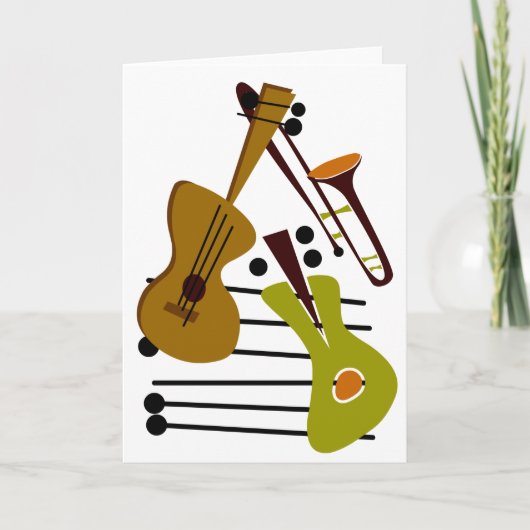 Blank Jazz Kaart (Voorkant)