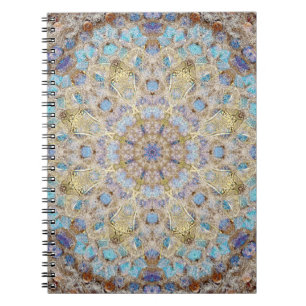 Blank Journal Blue en Gold Mandala Notitieboek