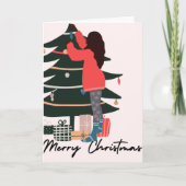 Blank kerstfeest kaart (Voorkant)