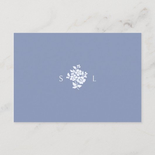 BLANK Kledingcode DIY Wedding RSVP Informatiekaartje (Achterkant)