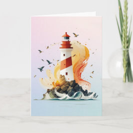 Blank Lighthouse Wenskaart Bedankkaart