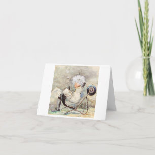 Blank Note-Kaart met originele kunstwerken van de  Kaart