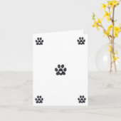Blank Pet Love Note Kaart (Gele Bloem)
