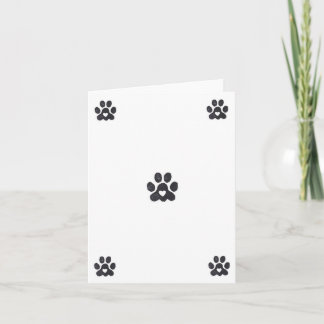Blank Pet Love Note Kaart