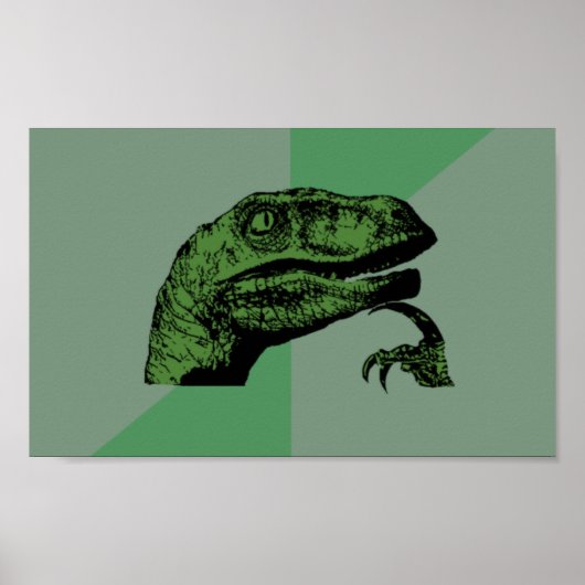 Blank Poster Philosoraptor (Voorkant)