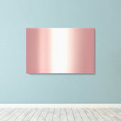 Blank Rosegold Background Upload Your Photo to Canvas Afdruk (Insitu (Houten vloer))