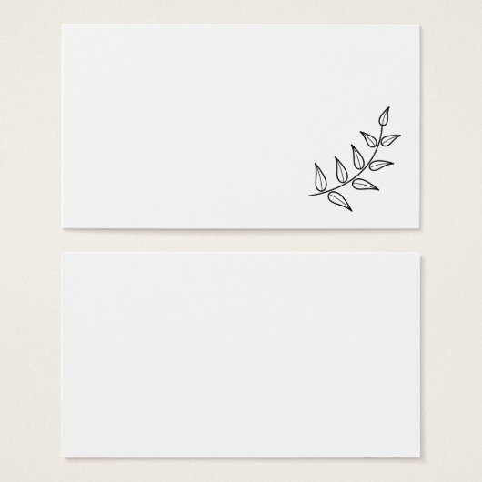 Blank Rustic Laurels (Devant & derrière)