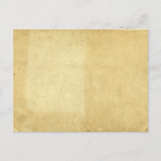 Blank rustiek Antiek verouderd gekleurd perkament  Briefkaart (Voorkant)