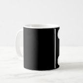 Blank Six Black Domino Mug (Devant gauche)