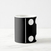 Blank Six Black Domino Mug (Centre)