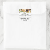 Blank Space Wit Bloemen Geurend Soja Kaars Labels (Tas)