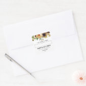 Blank Space Wit Bloemen Geurend Soja Kaars Labels (Envelop)