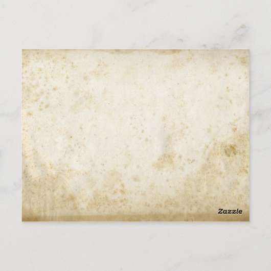 Blank Stock Antiek Papier Briefkaart (Achterkant)