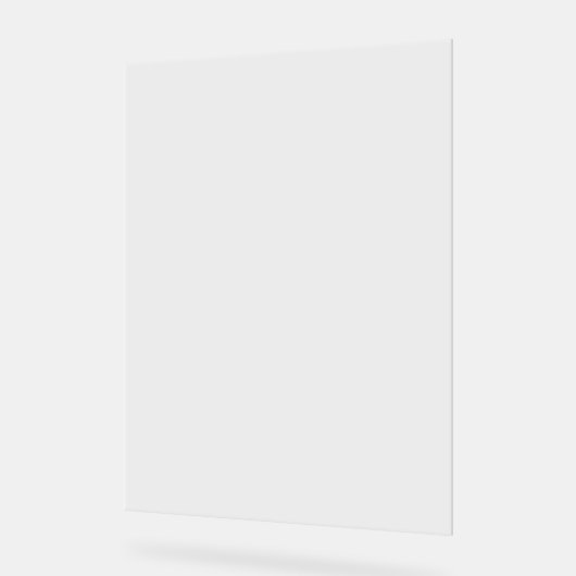 Blank Transparant 18" x 24" Huwelijk Acryl Bord (Hoek)