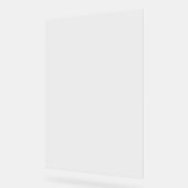 Blank transparant 20" x 30" bruiloft acryl bord (Hoek)
