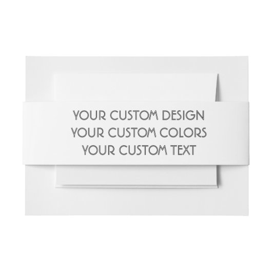 BLANK Uw ontwerp hier - Uitnodigingen Wikkel (Voorkant Voorbeeld)