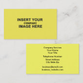 Blank Visitekaartje (Voorkant / Achterkant)