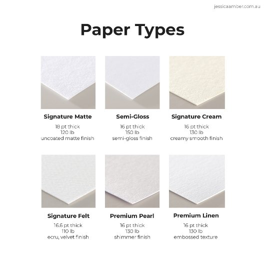 Blank wit 2" x 3,5" gevouwen bruiloft