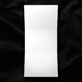 Blank Wit 5 "x 7" Horizontale Huwelijk Drieluik Uitnodiging