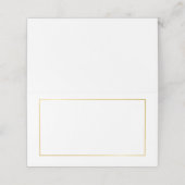 Blank wit en goud elegante bruiloft (Buitenkant ongevouwen)
