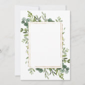 Blanke botanische goudgroenheid kaart (Voorkant)