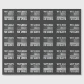 Blanke Kerels Voor Kamala Harris 2024 Cadeaupapier (Vlak)