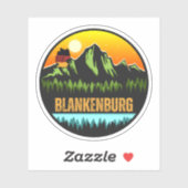 Blankenburg, Duitsland Sticker (Vel)