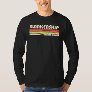 Blankenship Surname Retro 90s Birthday Reu T-shirt