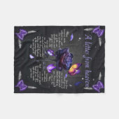 Blanket Butterfly a Letter from Heaven Fleece Deken (Voorkant (Horizontaal))
