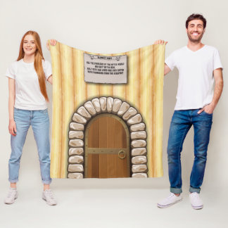 Blanket Fort™ front-deuropening Fleece Deken
