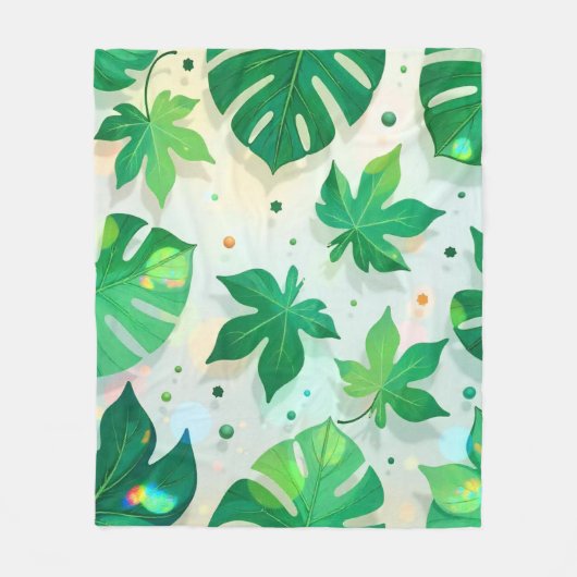 Blanket Hojas al Alba Fleece Deken (Voorkant)