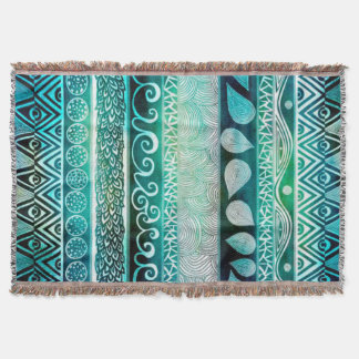 Blanket/Indie Patroon met schroefdraad Deken