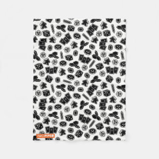 Blanket met geblazen gamepatroon fleece deken