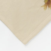 Blanket met zonnebloemen fleece deken (Hoek)