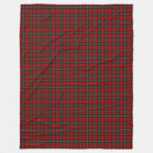 Blanket - Red Tartan Macpherson Clan (L) Fleece Deken (Voorkant)
