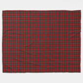 Blanket - Red Tartan Macpherson Clan (L) Fleece Deken (Voorkant (Horizontaal))