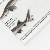 BLANKET - STURGEON VAN HET WERELDWIJDE POSTER - EE FLEECE DEKEN (Hoek)