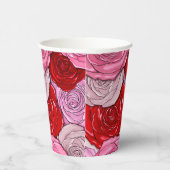 Blanket van Rozen Papieren Bekers (Rechts)
