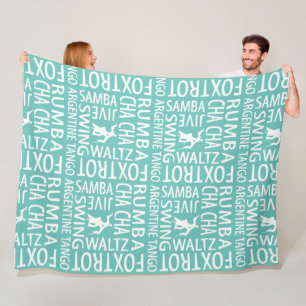 Blanket voor ballroom Dance Fleece Deken