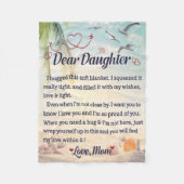 Blanket voor Dochterbak, beste dochter Fleece Deken (Voorkant)