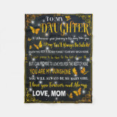 Blanket voor mijn dochter fleece deken (Voorkant)