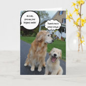 Blankkende kaartje voor avonturen van archie 13 kaart (Gele Bloem)